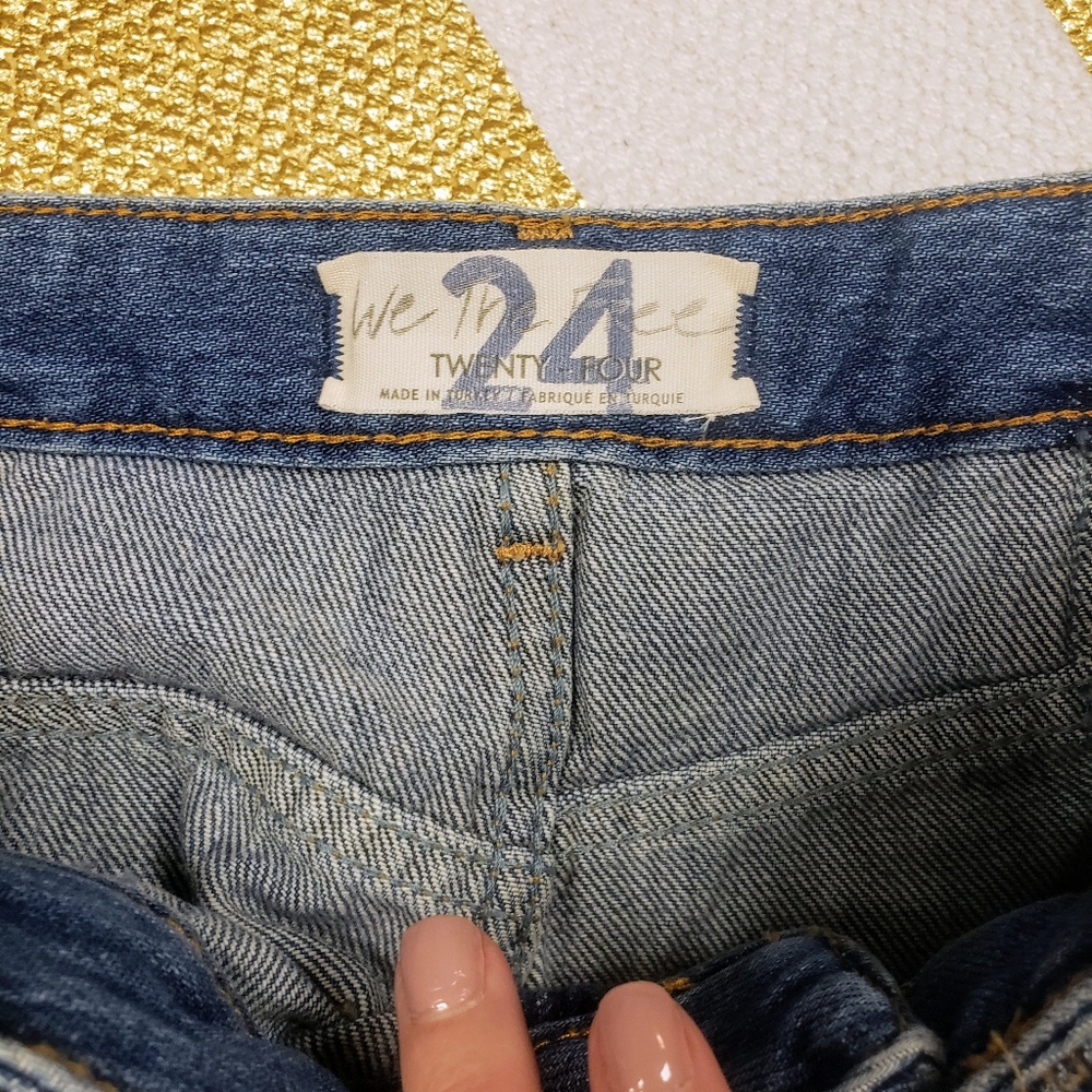 FREE PEOPLE JESSE CARPENTER JEAN SHORTS - Picture 6 of 7